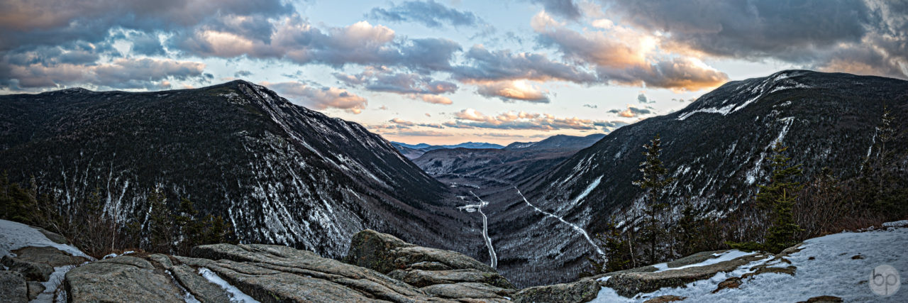 Mount Willard, Crawford Notch - Winter Panorama - February 2018